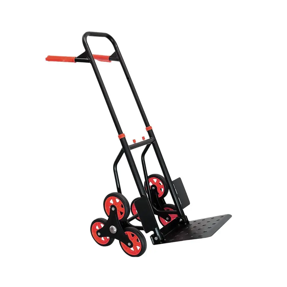 Carro de carga retrátil com roda tripla até 200KG da Worker