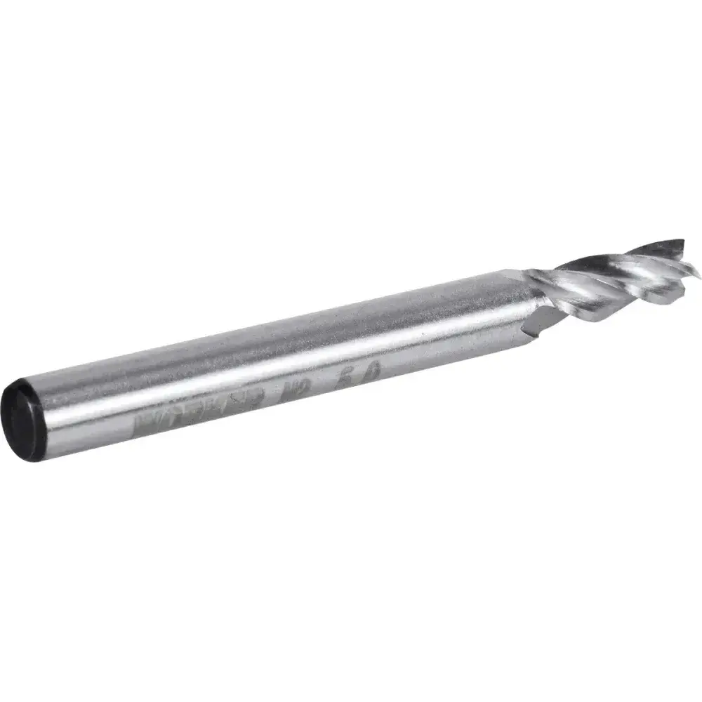 Fresa de topo reto aço rápido 5MM haste 6MM Worker — fotografia 9