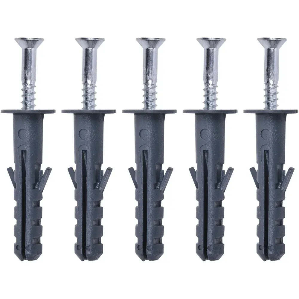 Parafuso cabeça chata zincado com bucha 4,2X40MM 5 peç Worker — fotografia de referência