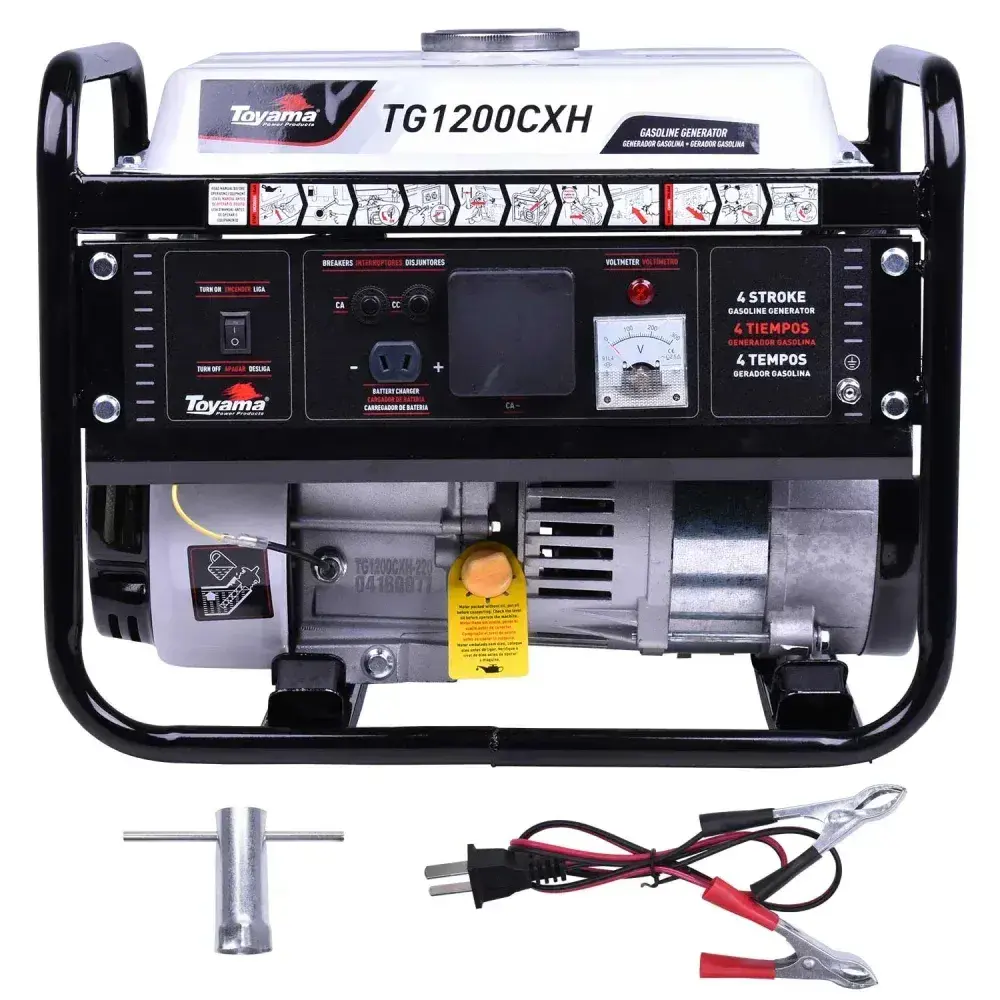 Gerador gasolina 1100W TG1200CXH 127V Toyama — fotografia 6