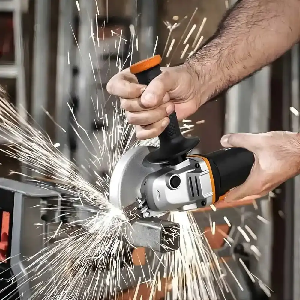 Esmerilhadeira angular 4,1/2POL e parafusadeira 30NM com bateria 20V 2,0AH e carregador bivolt Worx — fotografia 7