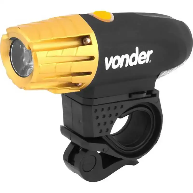 Lanterna LED recarregável para bike frontal Vonder — fotografia de referência