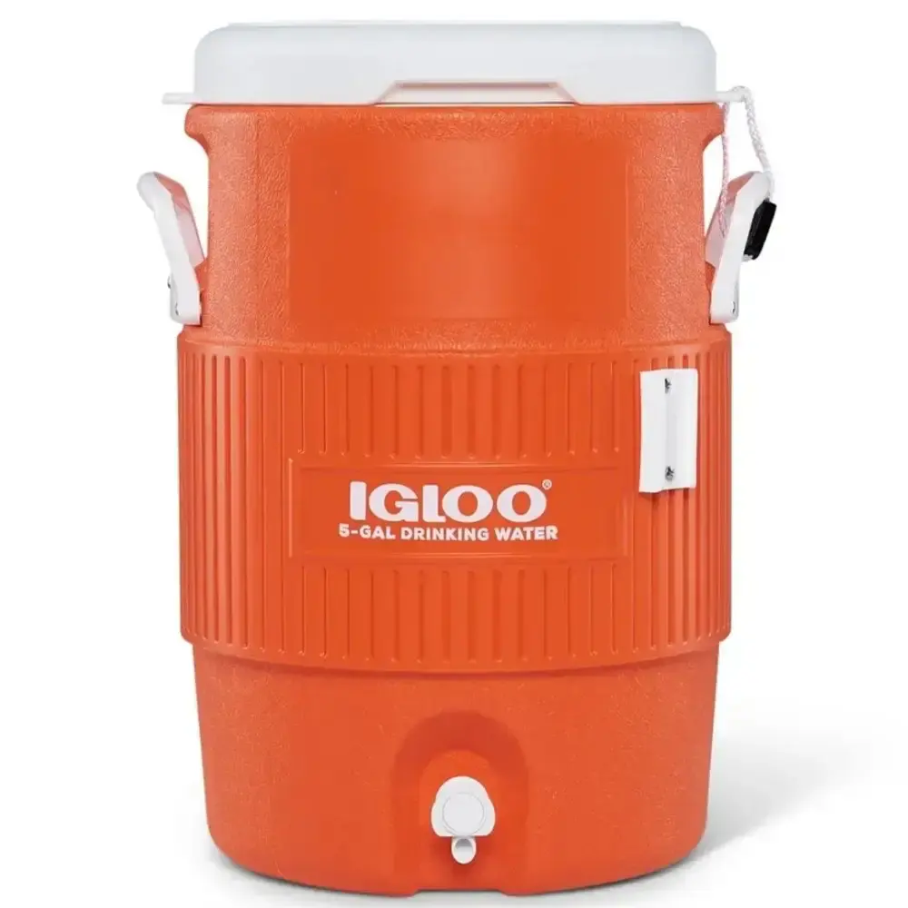 Galão cooler térmico 18,9 litros seat TOP laranja Igloo — fotografia de referência