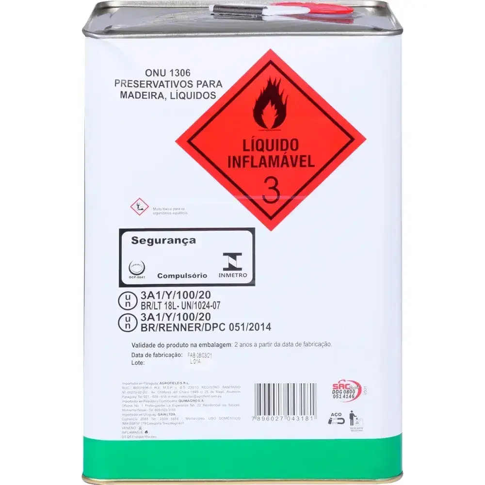 Inseticida jimo cupim incolor 18L - base solvente - jimo quimica — fotografia 6