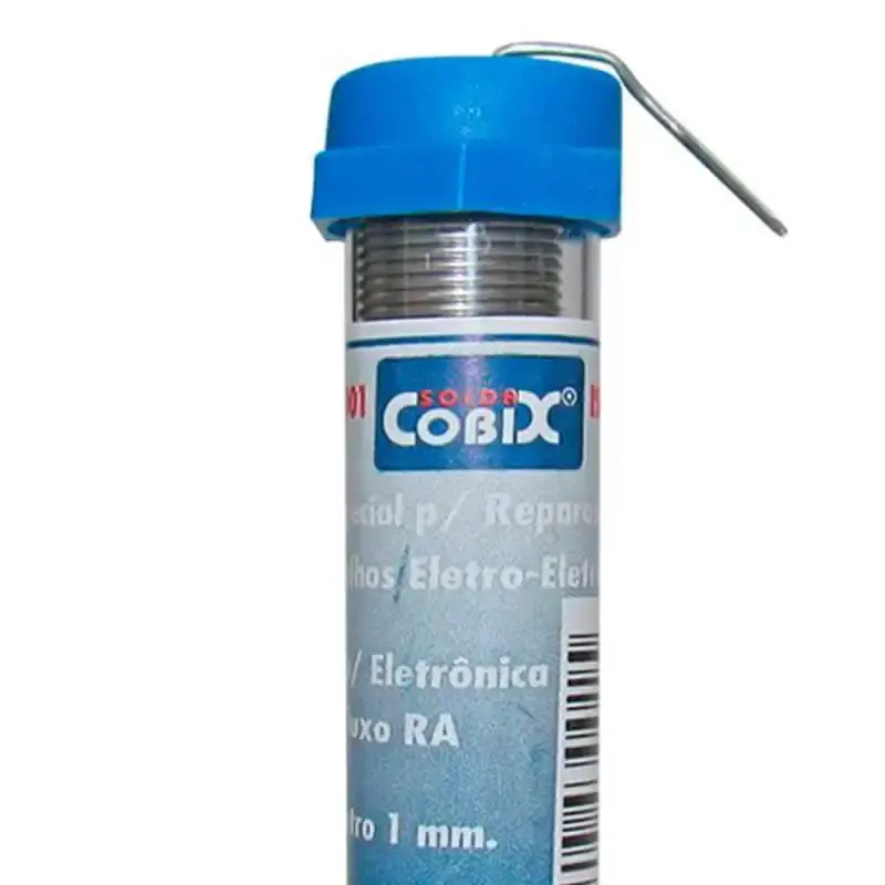 Estanho para solda em tubo 4 metros kit com 5 unidades 1871 Cobix — fotografia 3