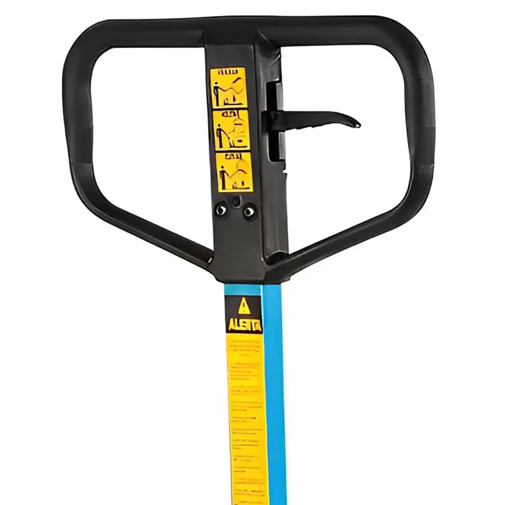 Paleteira transpalet manual 525 MM roda simples 2.500 KG TM2500 RSP Paletrans — fotografia 5