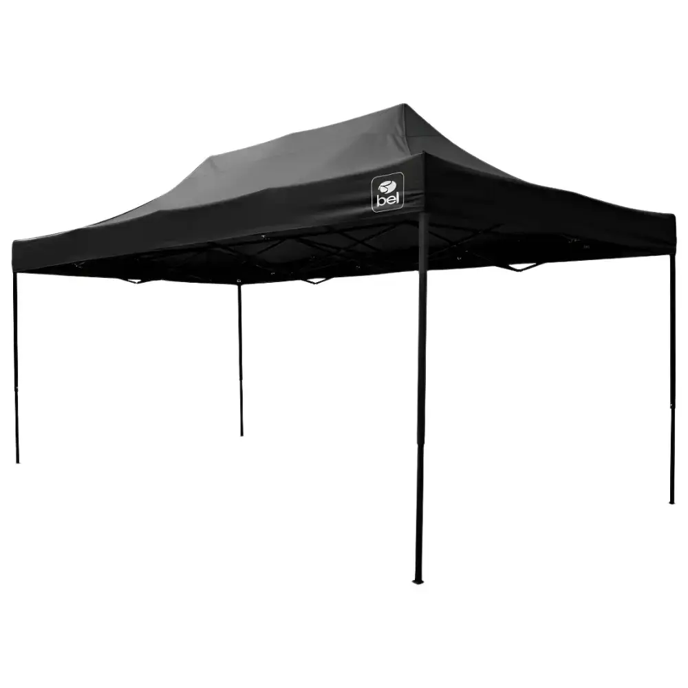 Tenda Gazebo 3 x 4,5 Metros Dobrável King Size Preto BELFIX — fotografia de referência
