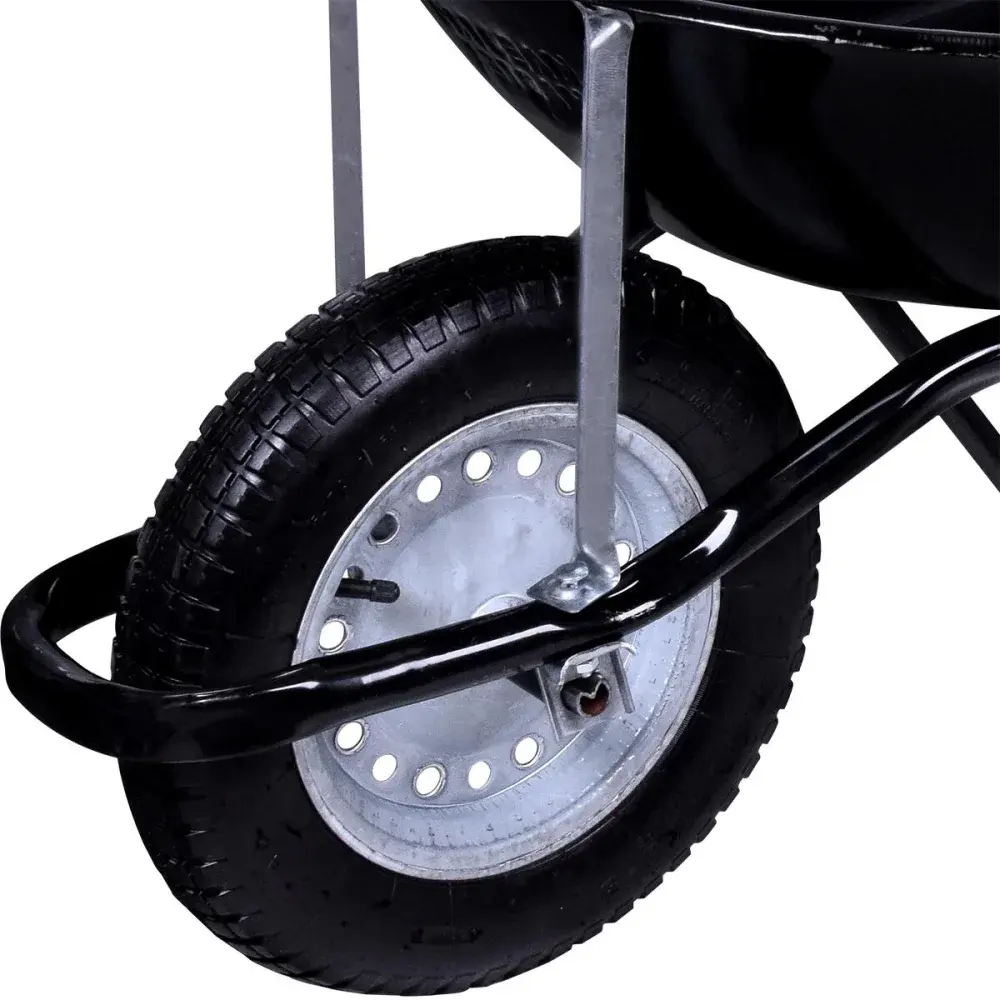 Carrinho de mão master 45L preto com pneu 3,25X8 Maestro — fotografia 5