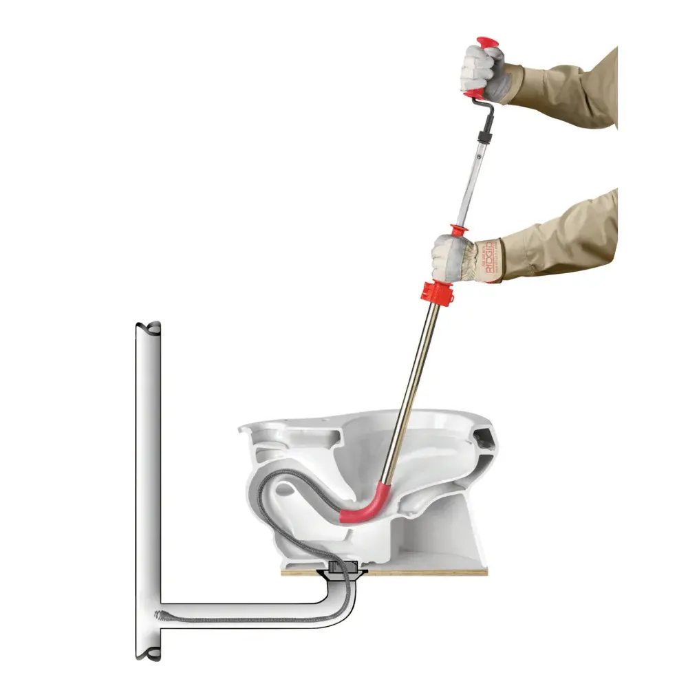 Desentupidora de vaso sanitário K-6P manual Ridgid — fotografia 4