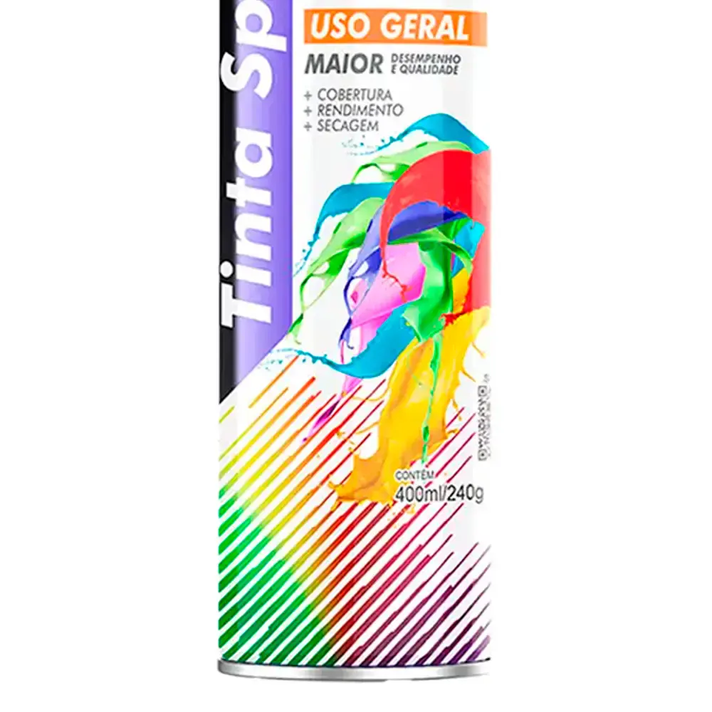 Tinta spray 400ML rosa 03 uni mundial prime — fotografia 4