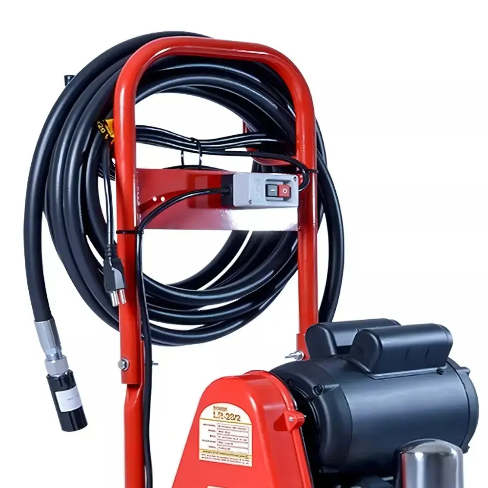 Lavadora de alta pressão motor 220V weg 2 CV vazão 28 l/min 300 PSI LR-28/2 ZM 220 V — fotografia 5