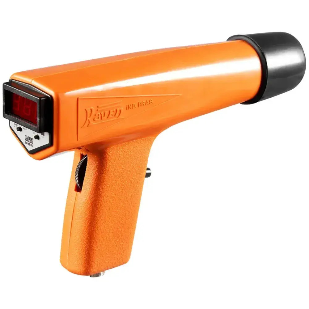 Pistola estroboscópica digital com indicação de ângulo Raven — fotografia 8