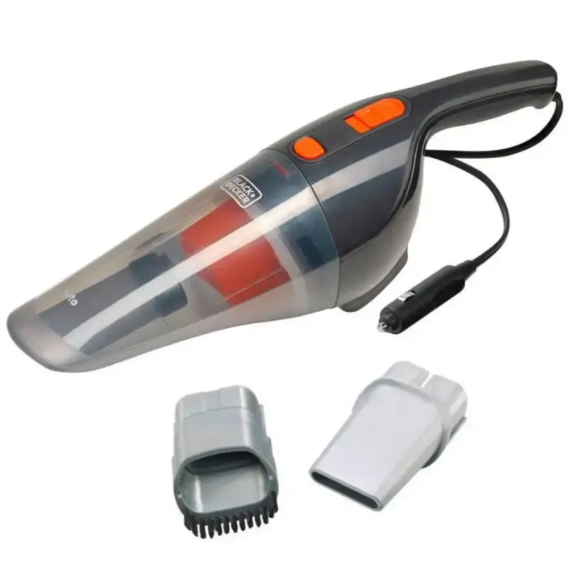 Aspirador de pó portátil 12V para automóveis 2 acessórios BDCV370-LA black & decker — fotografia de referência
