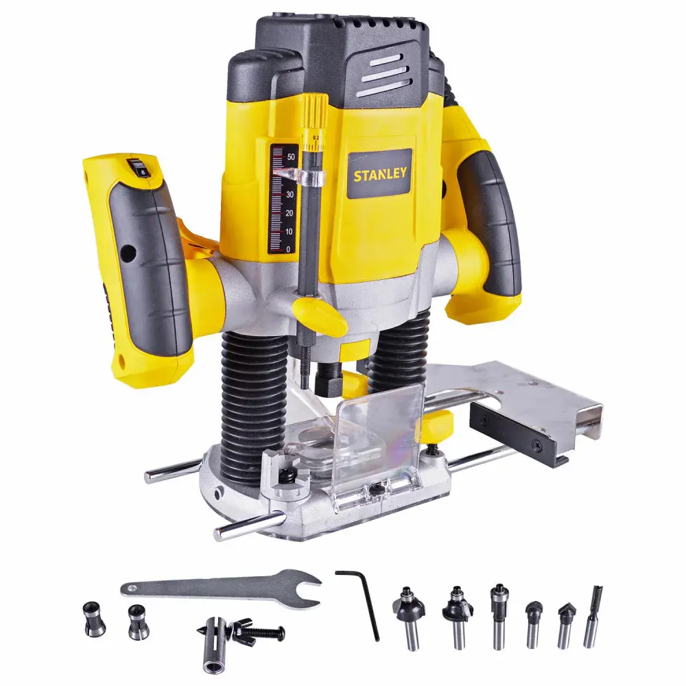 Tupia elétrica com 6 fresas 27000RPM 1200W 127V Stanley — fotografia de referência