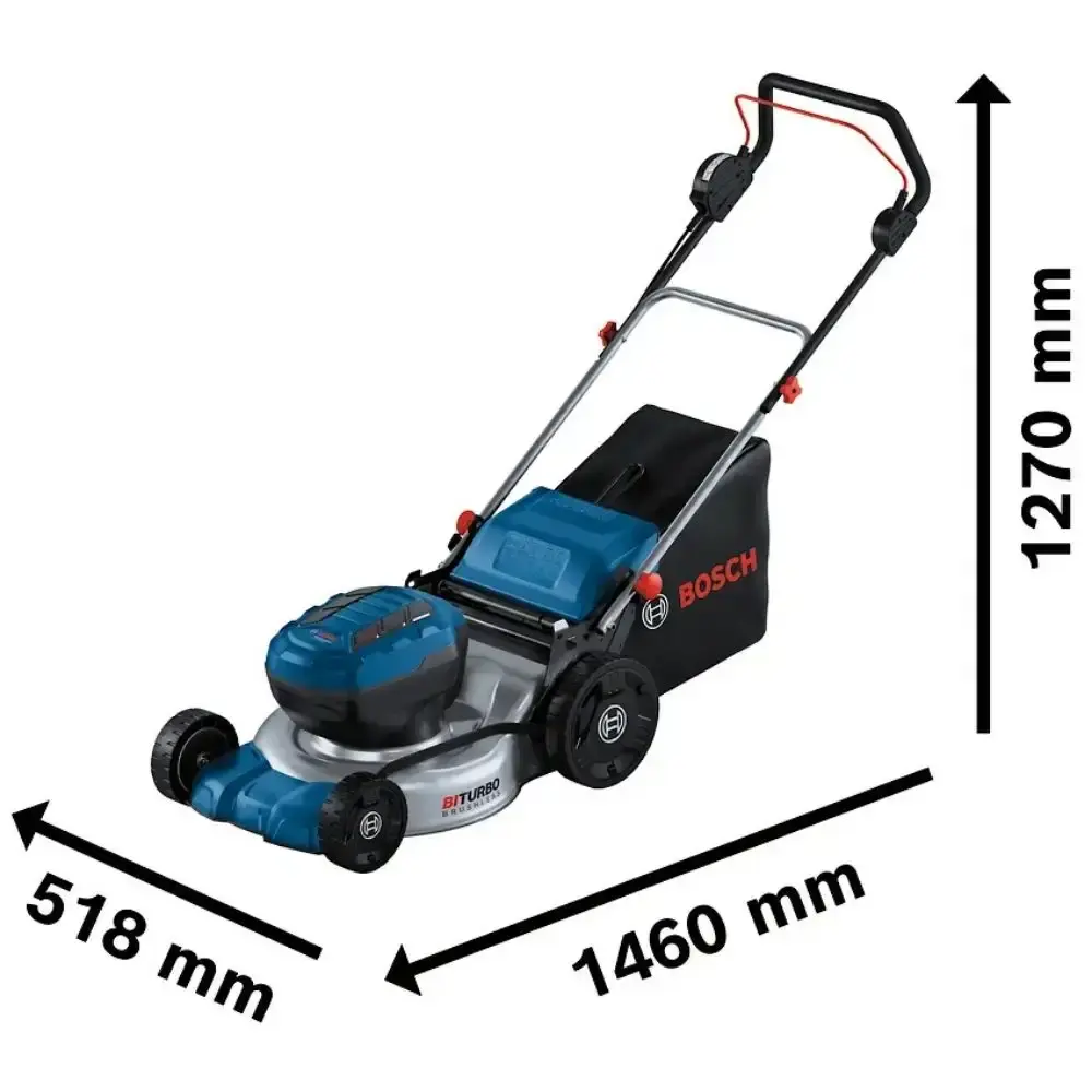 Cortador de grama a bateria 18V+18V GRA 18V2-46 sem carregador e bateria Bosch — fotografia 5