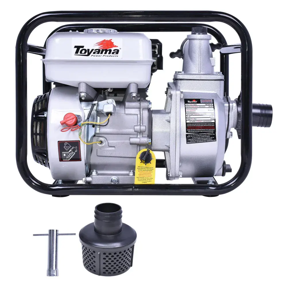 Motobomba gasolina automa escrovante com 2X2 da Toyama — fotografia de referência