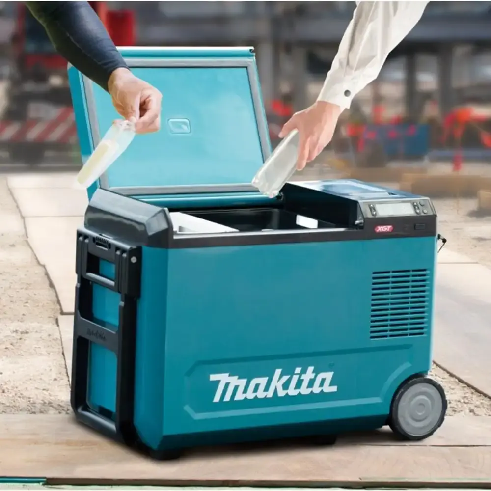 Refrigerador e aquecedor 29 litros portátil a bateria 40V Makita — fotografia 5
