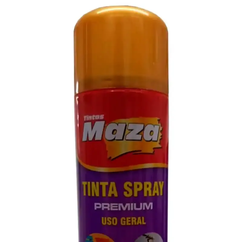 Tinta spray dourado metálico 400 ML 250 GR 23861 maza — fotografia 2
