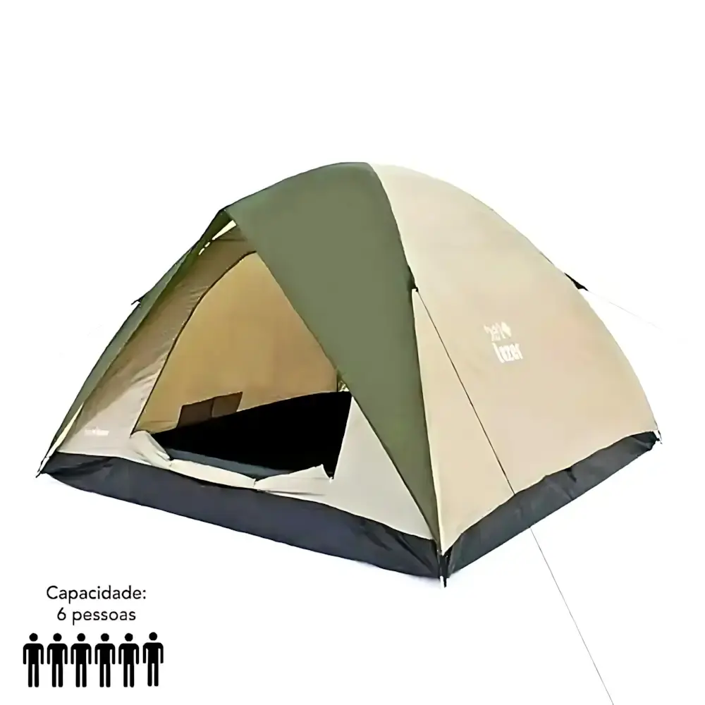 Barraca camping araguaia alta premium cobertura para 6 pessoas BEL