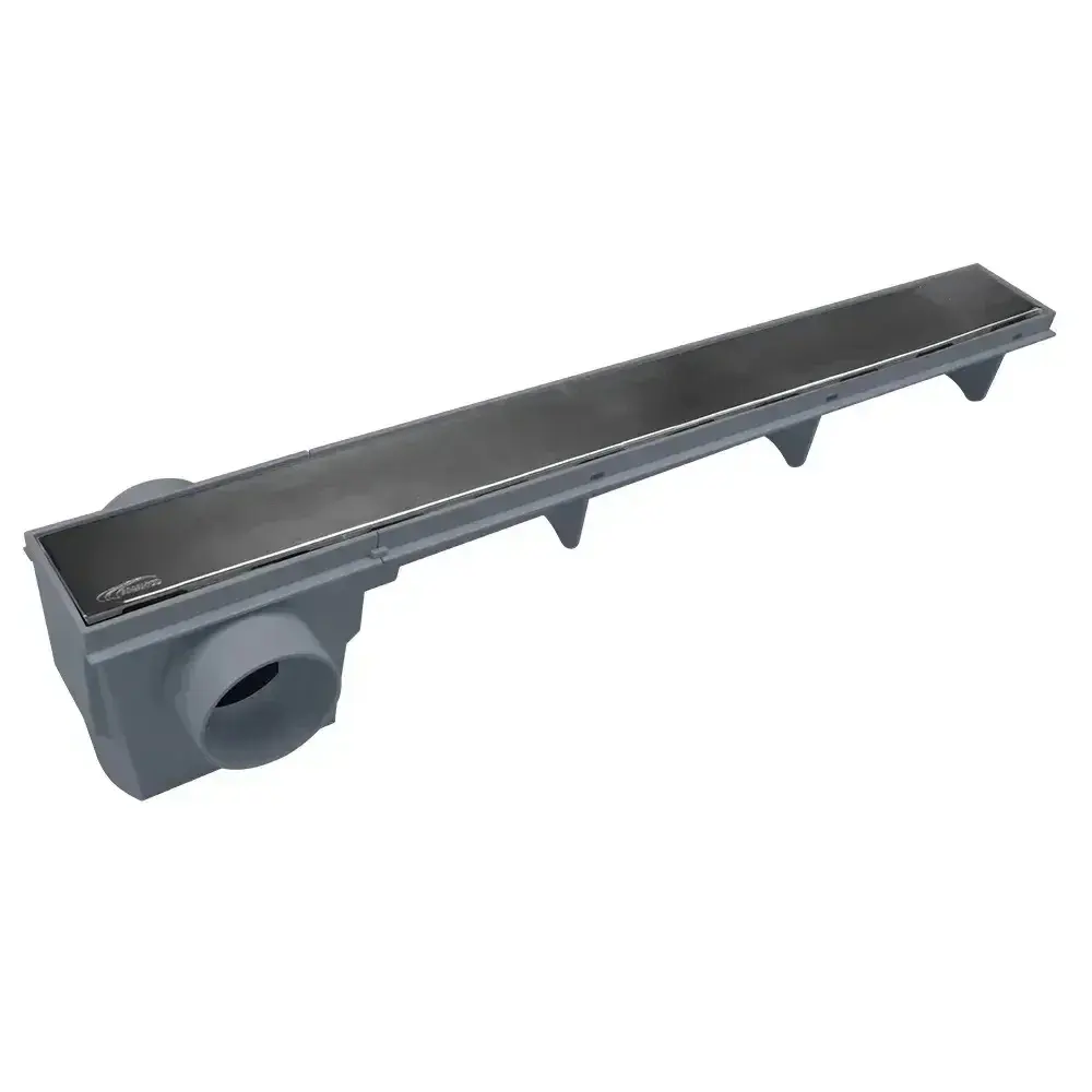 Ralo linear flat Amanco 50CM grelha inox Amanco — fotografia 2