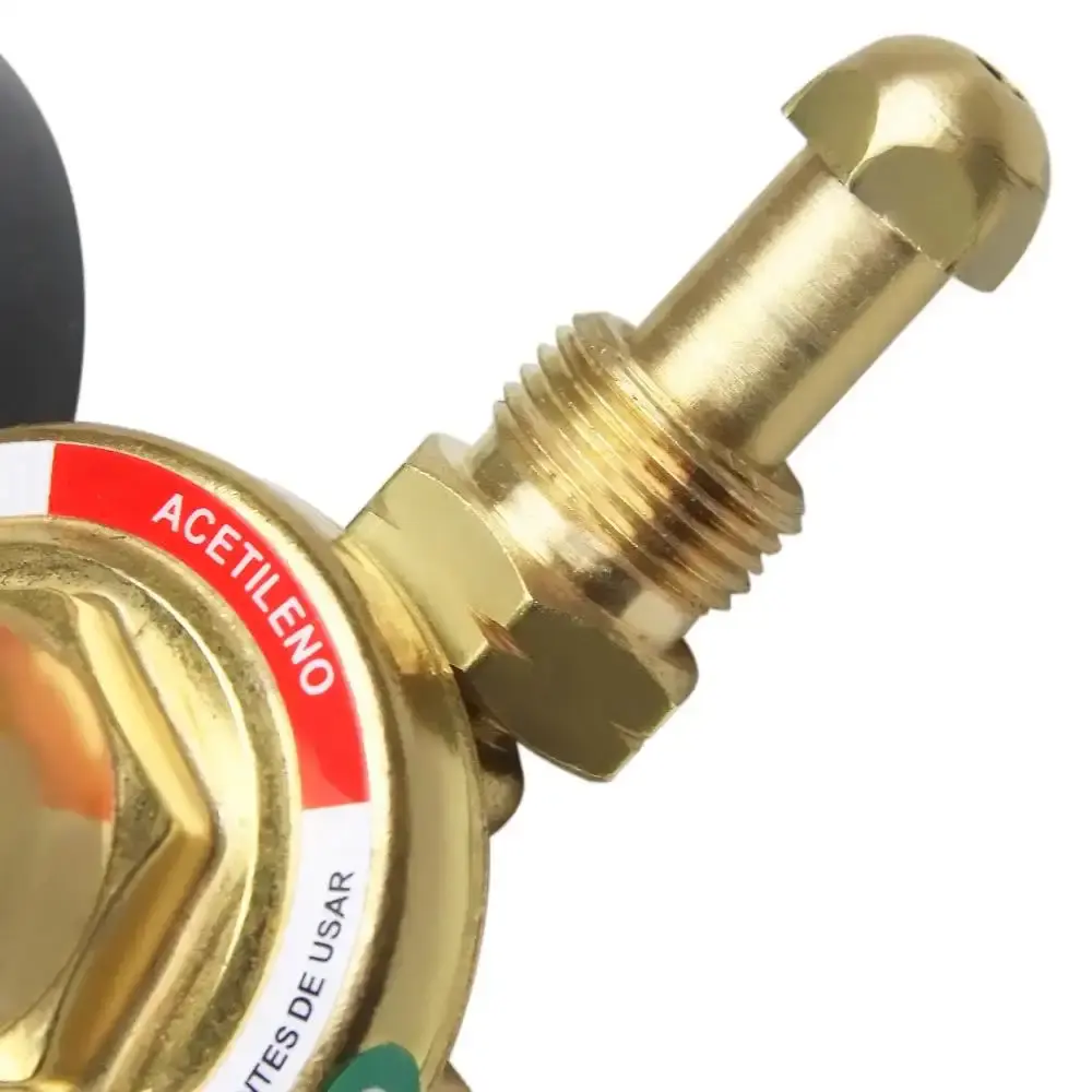 Regulador de pressão série 700 para cilindro de acetileno 010403110 Carbografite — fotografia 4