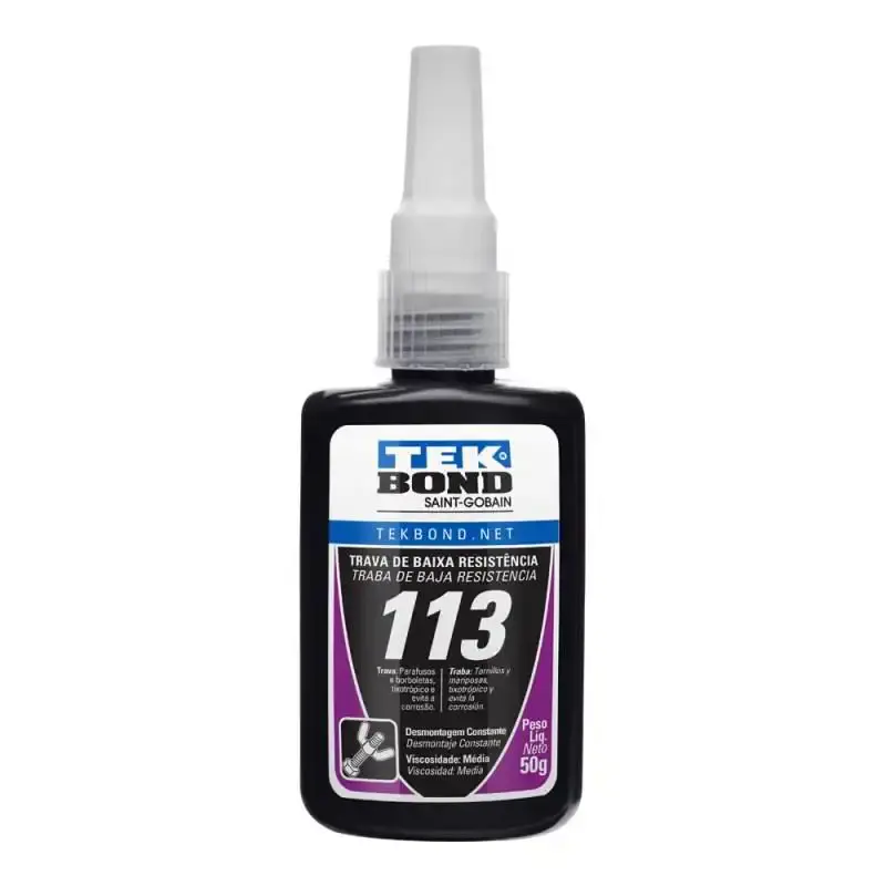 Adesivo trava rosca 50 GR violeta 113 Tekbond — fotografia de referência