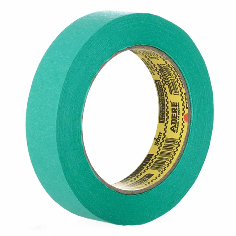 Fita crepe automotiva 525 - 24MMX50MVERDE Adere