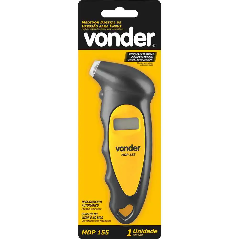 Medidor digital de pressão para pneus MDP 155 Vonder — fotografia 4