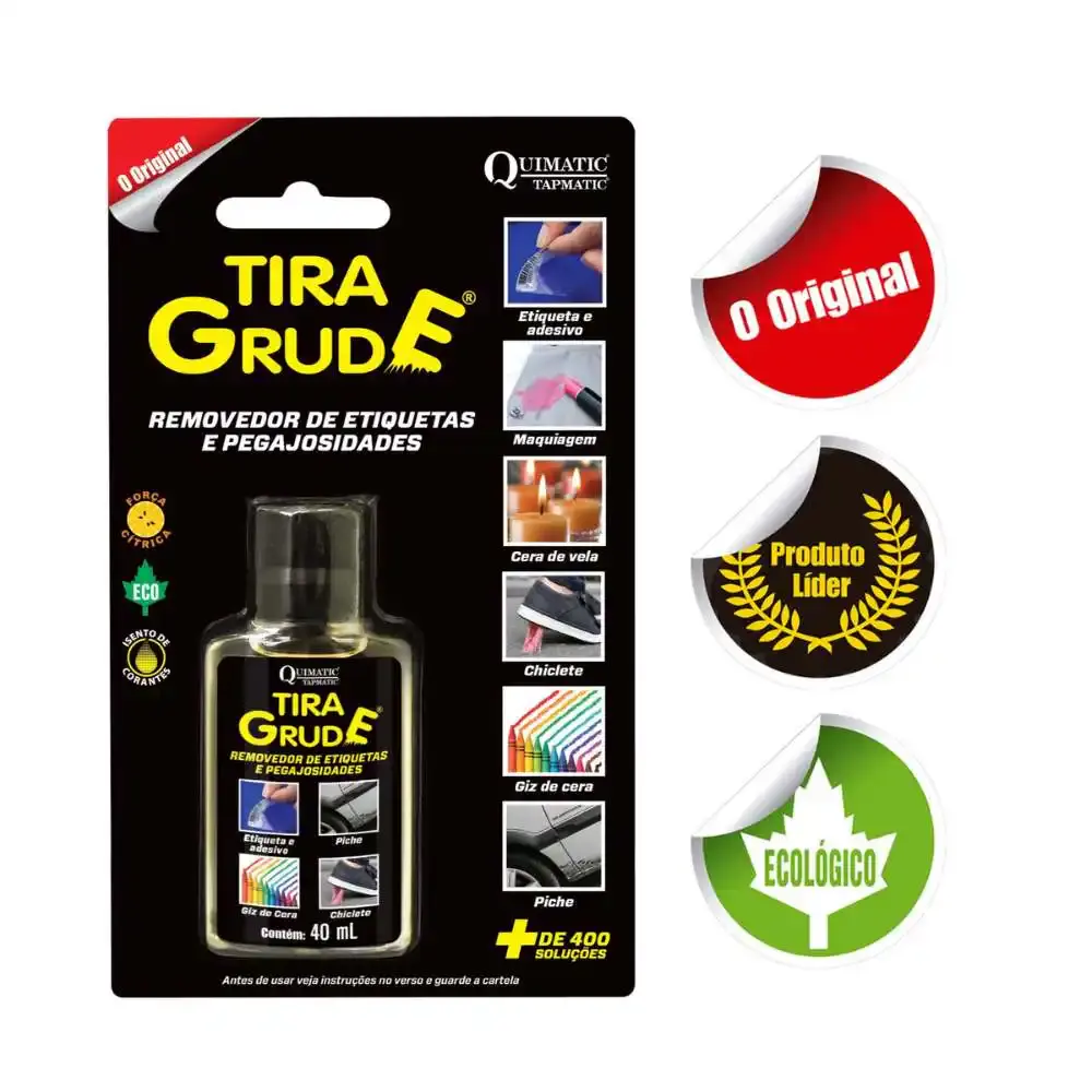 Removedor Tira Grude de Etiquetas e Colas 40 ml Quimatic FA1 TAPMATIC — fotografia 5