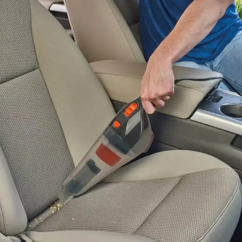 Aspirador de pó portátil 12V para automóveis 2 acessórios BDCV370-LA black & decker — fotografia 3
