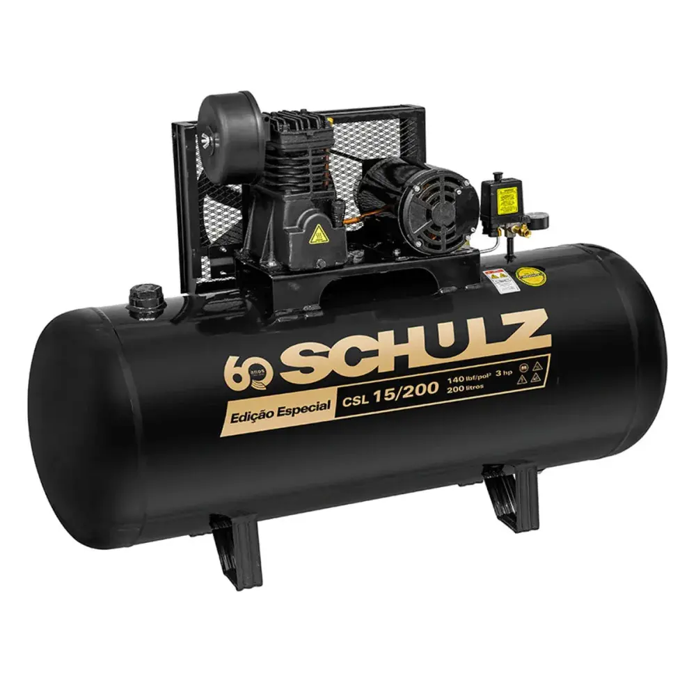 Compressor de pistão csl 15/200 220V/380V Schulz — fotografia 3