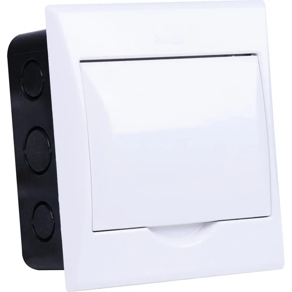 Quadro de distribuição embutir retangular branco 3/4 Liege