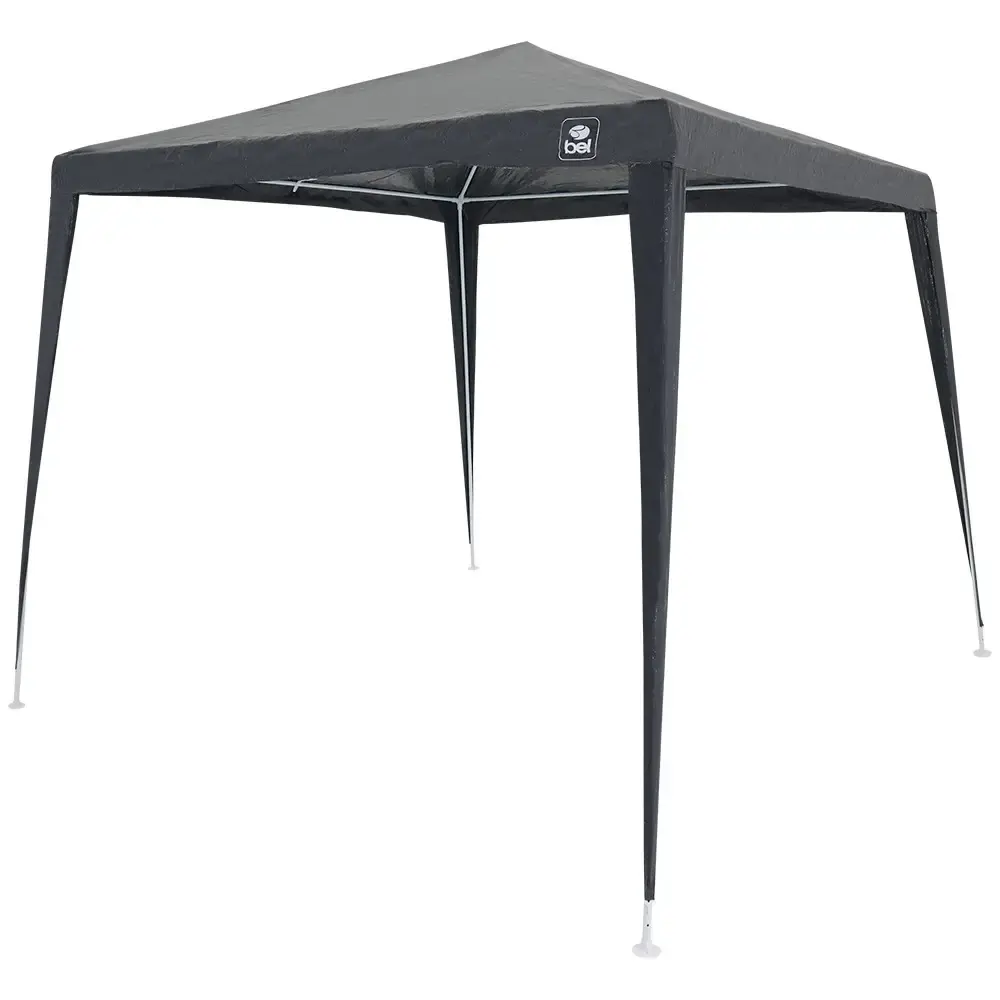 Tenda Gazebo em Polietileno Dobrável 3 x 3 Metros Cinza BEL — fotografia de referência
