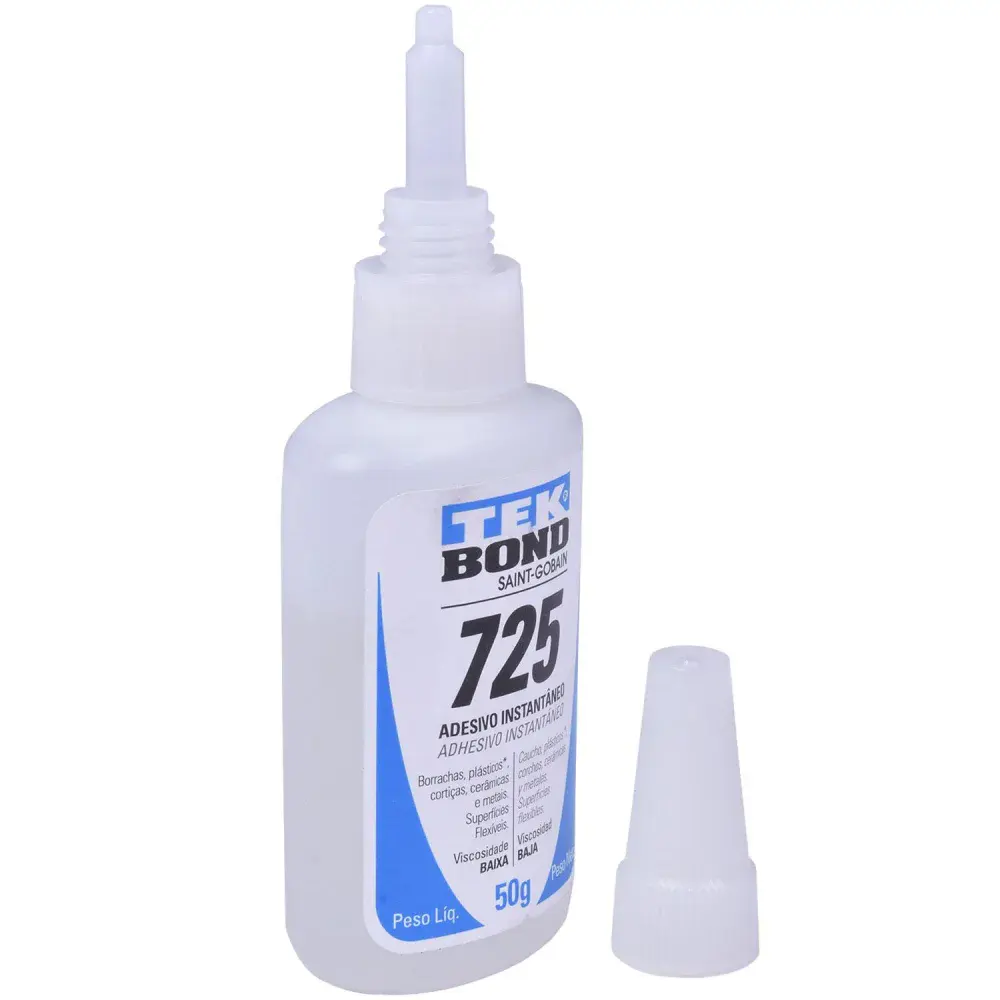 Adesivo instantâneo 725 multiuso blister 50GR Tekbond — fotografia 3