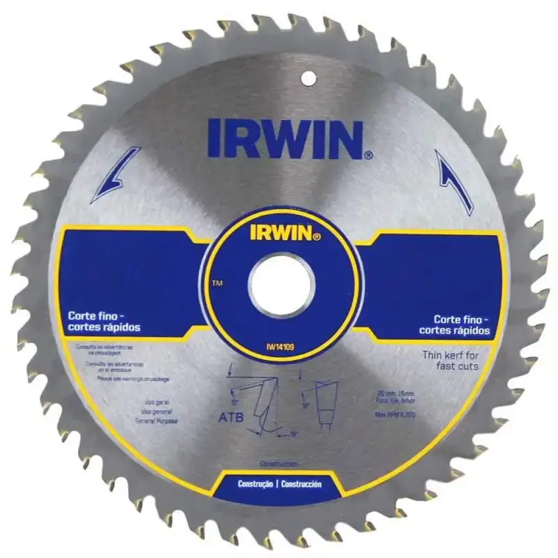 Serra circular de widea 9.1/4POL.X36D Irwin — fotografia de referência