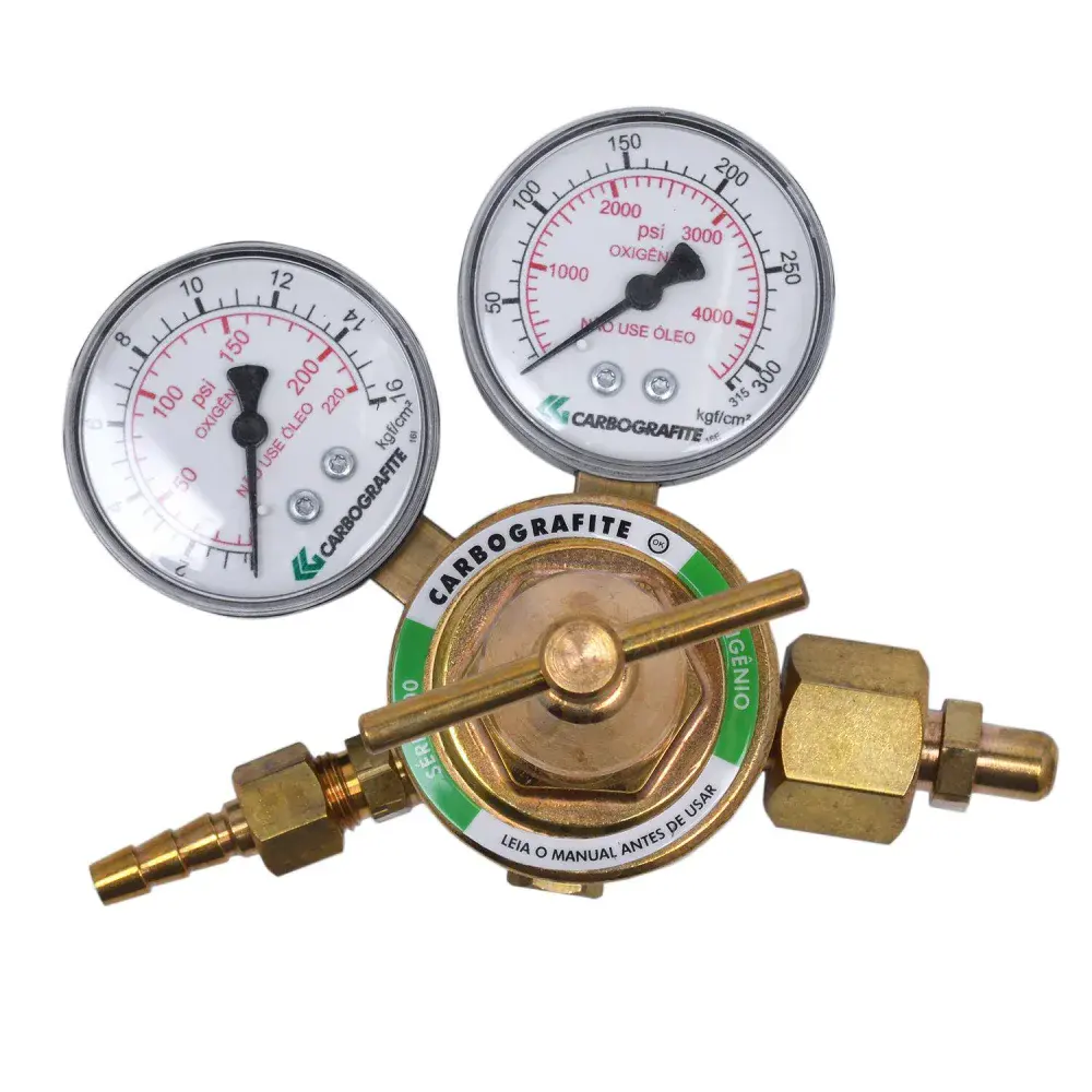 Regulador de pressão oxigênio serie 700 Carbografite — fotografia de referência