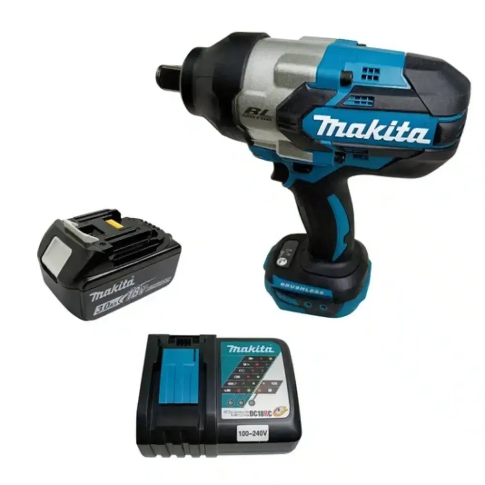 Chave de impacto 18V 1050NM com bateria 3AH carregador bivolt Makita — fotografia de referência