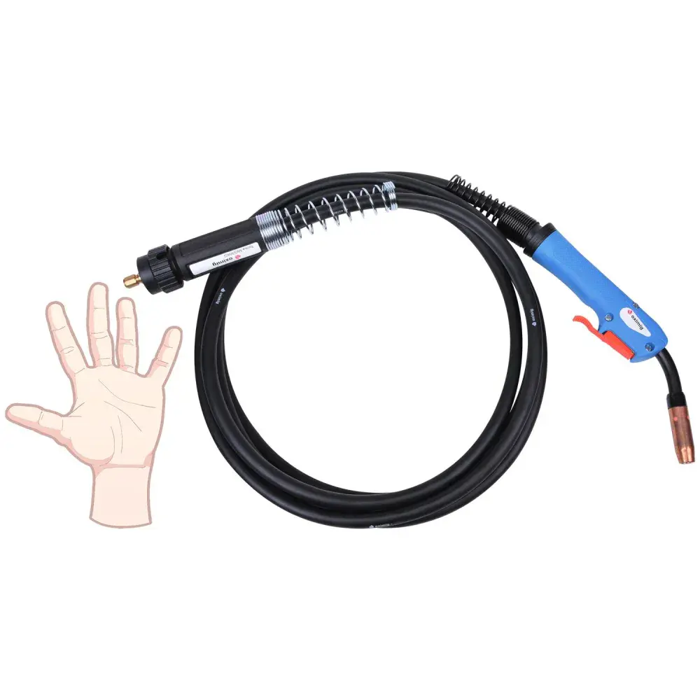 Tocha mig 180 ampéres 0,8 e 1,0MM plus 15 XW155 Oximig - 5 metros — fotografia 5