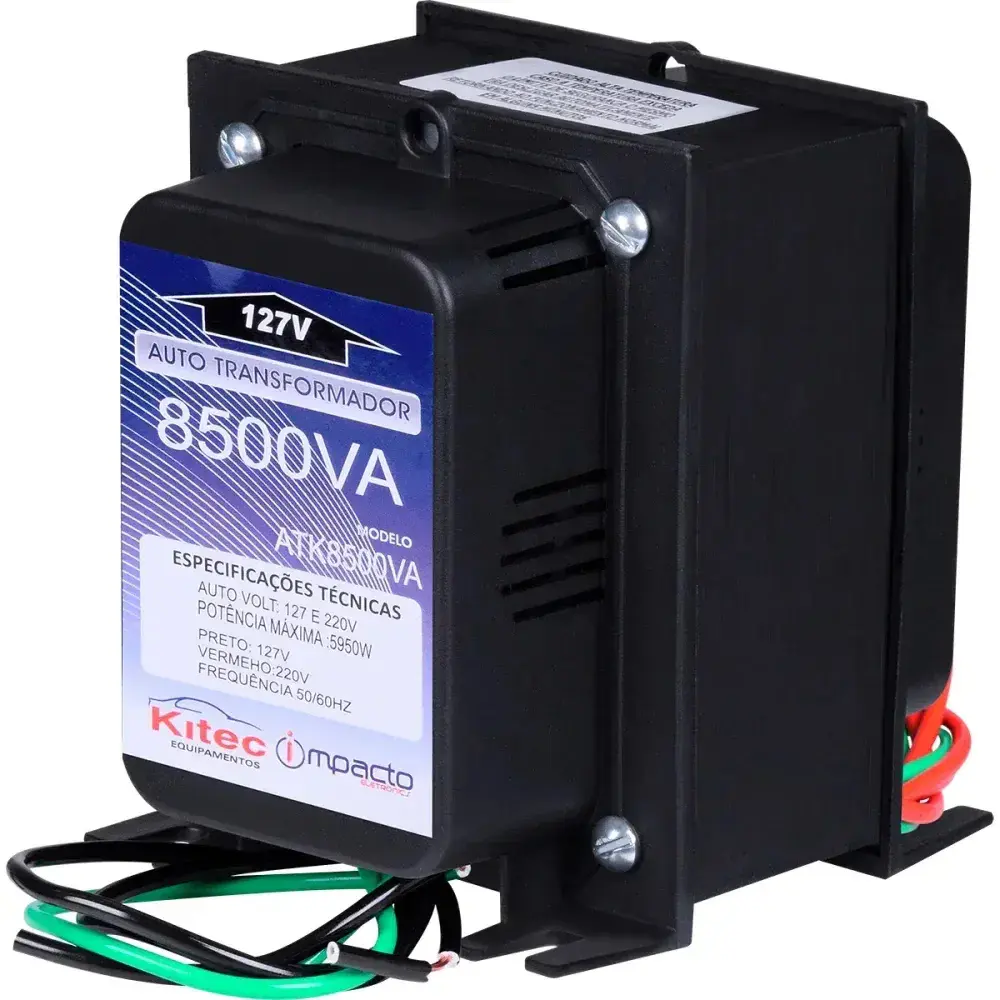Autotransformador 8500 va tripolar ATK8500VAT Kitec – bivolt — fotografia 5