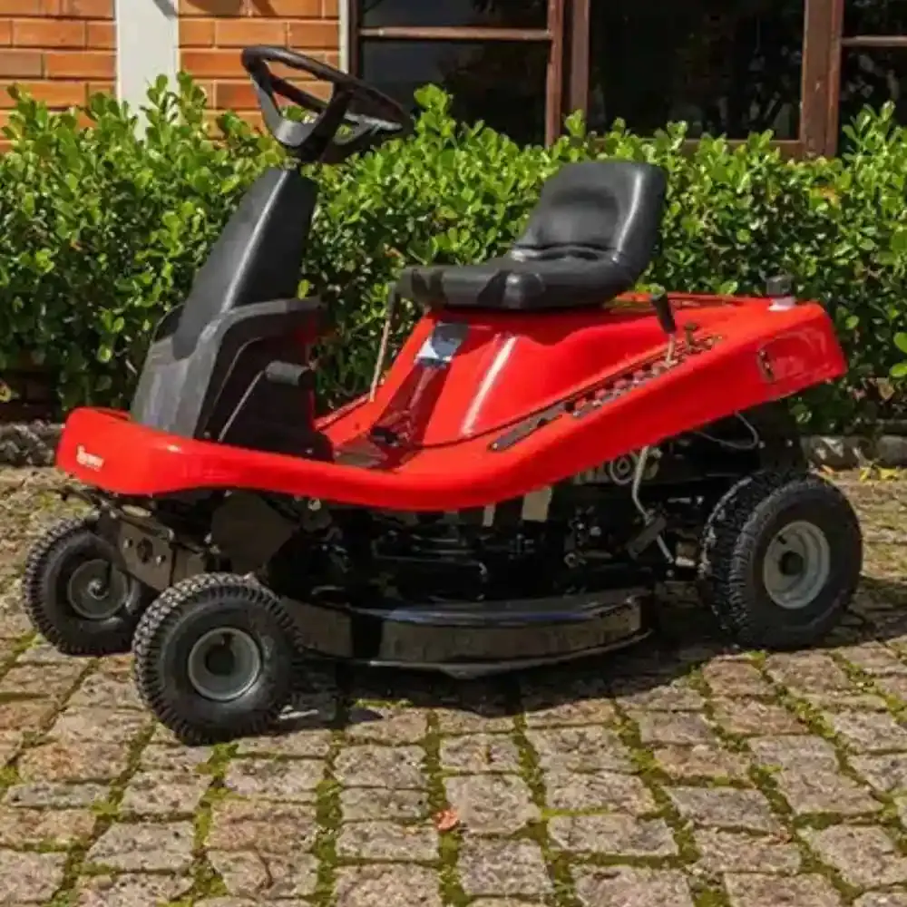 Trator cortador de grama dirigível a gasolina 17HP 30POL TLT30-17M Toyama — fotografia 9