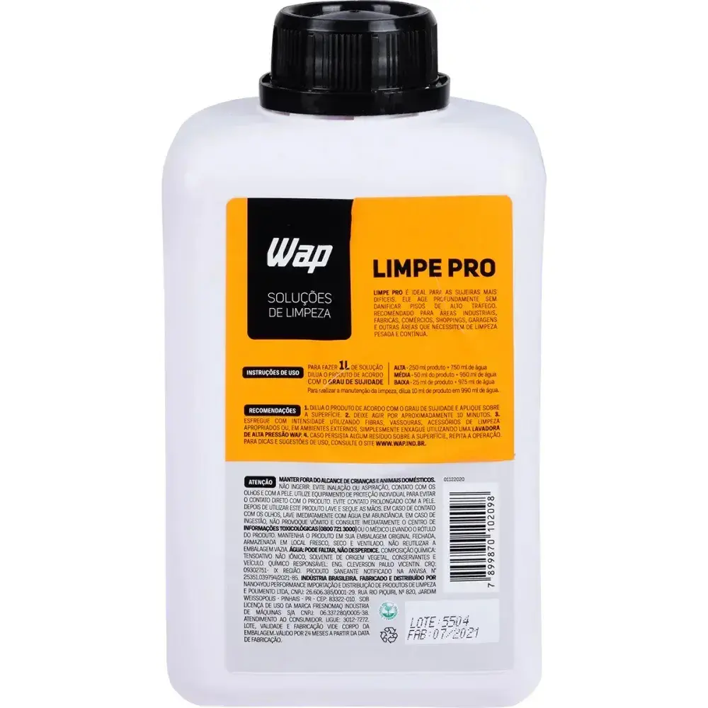 Detergente para limpeza pesada limpe pro 1L Wap — fotografia 5