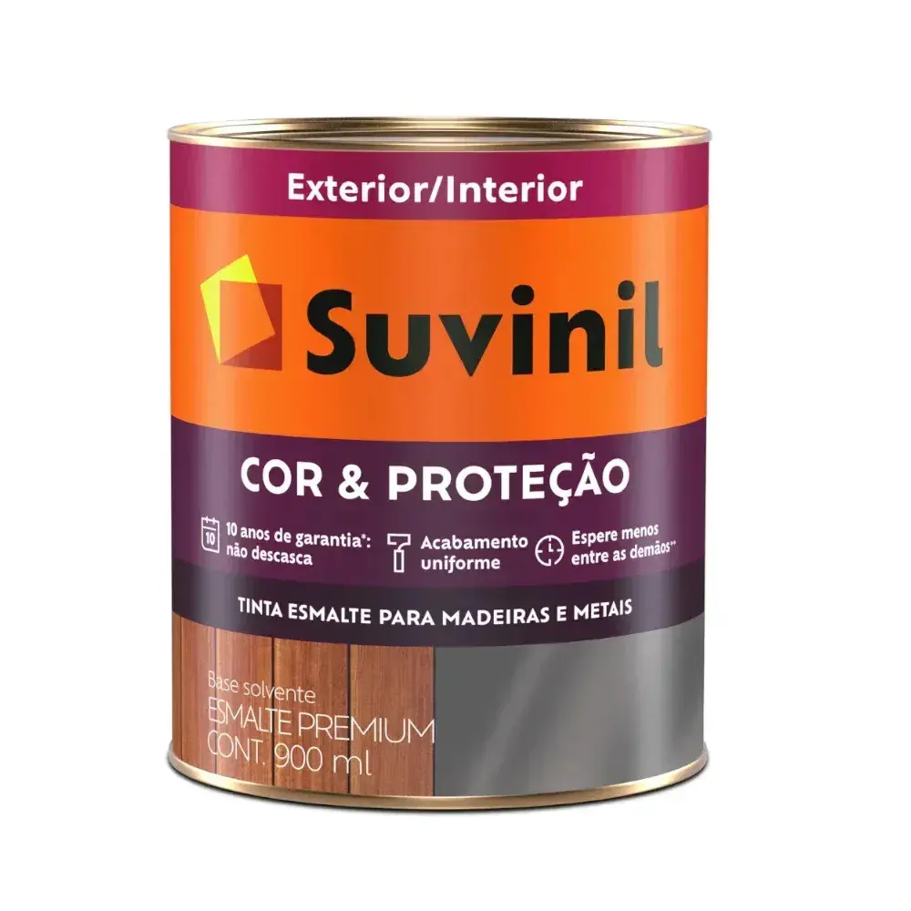 Esmalte cor proteção brilho gelo 900ML Suvinil — fotografia de referência