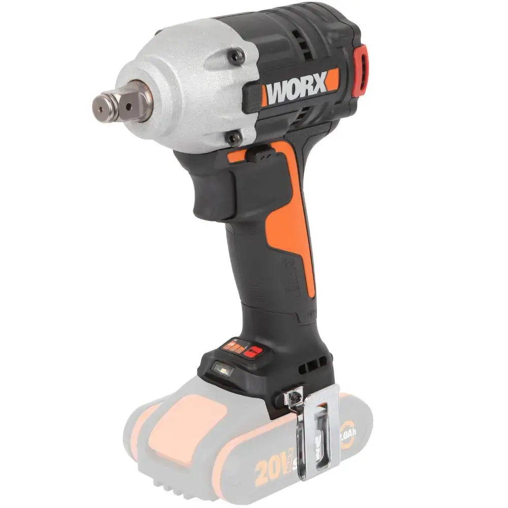 Chave de Impacto 1/2 polegadas 20V + Bateria 20V 2Ah e Carregador Bivolt WX272.9 WORX — fotografia de referência