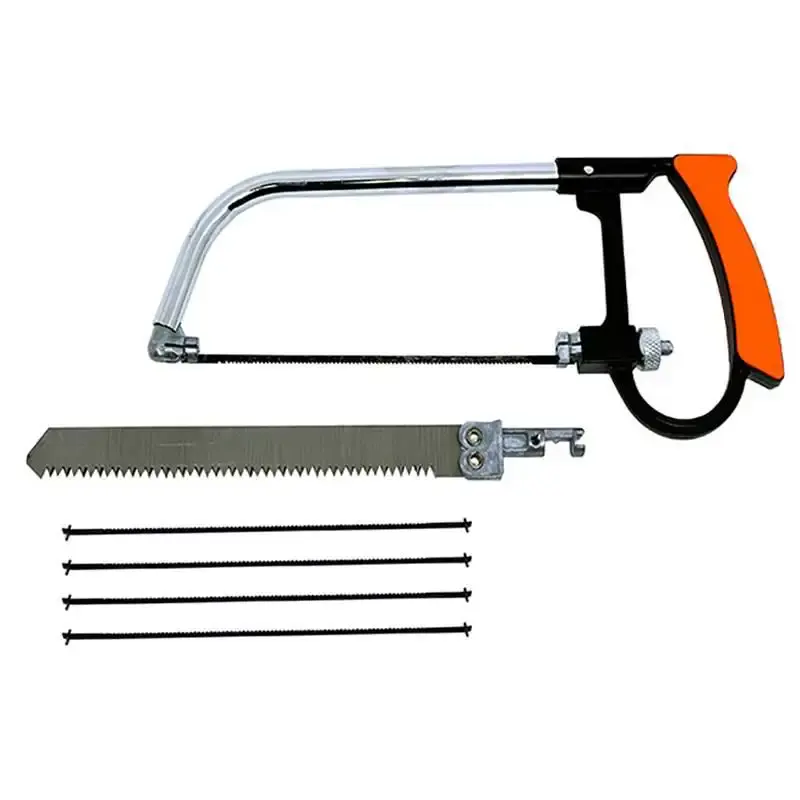 Arco de serra mini ajustável kit com 7 peças para artesanato FP-6 Western — fotografia de referência