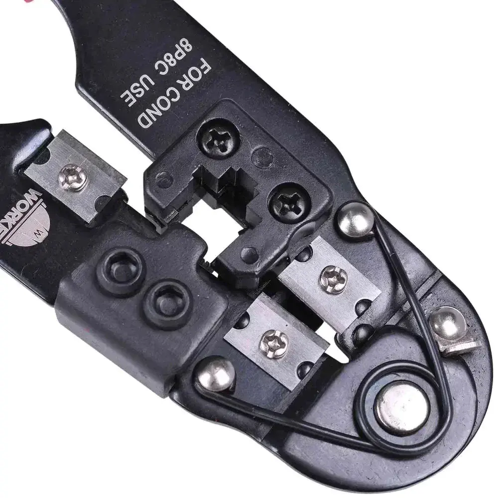 Alicate crimpador 8P8C RJ45 Worker — fotografia 10