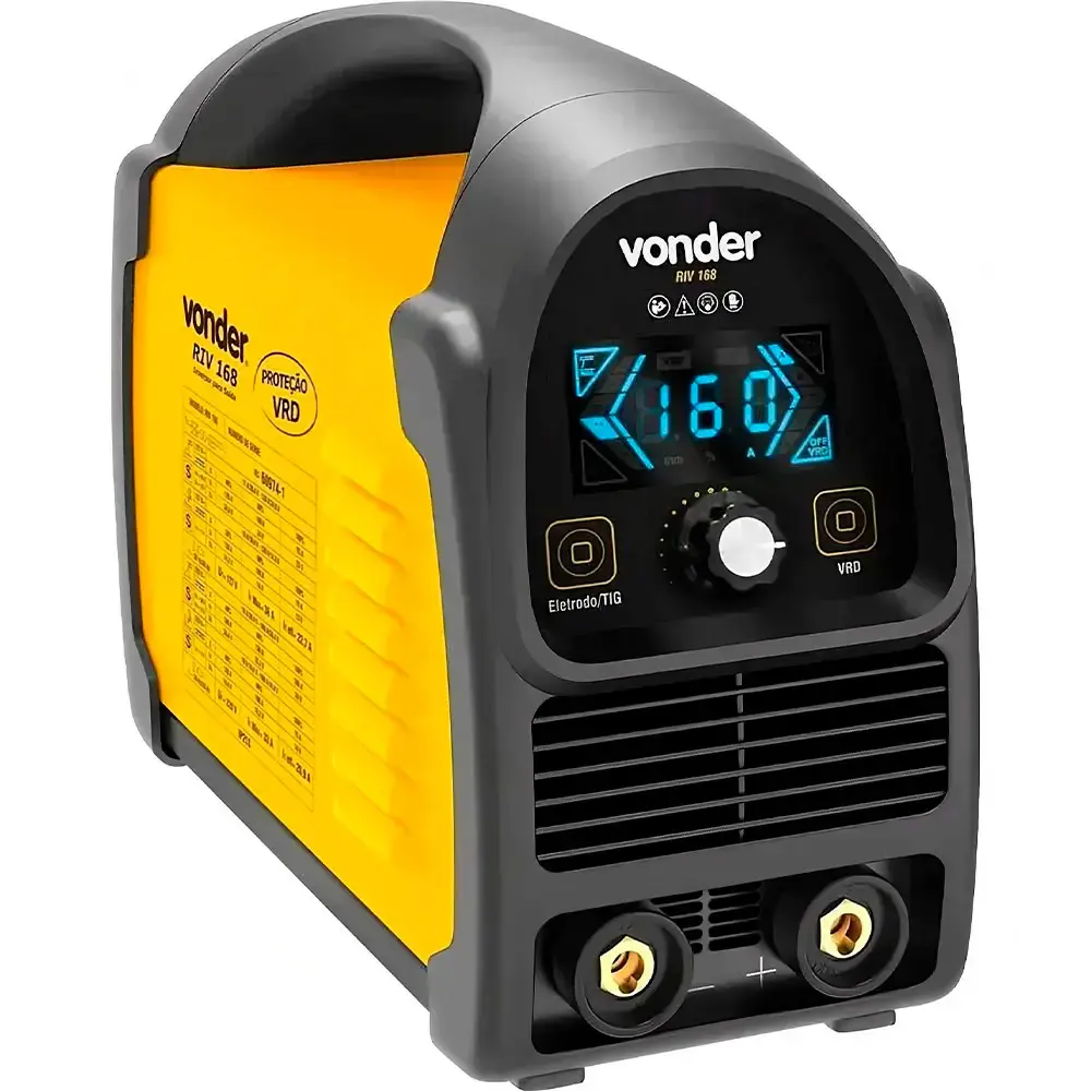 Solda inversora com display LED RIV-168 bivolt 6878168000 Vonder — fotografia 3