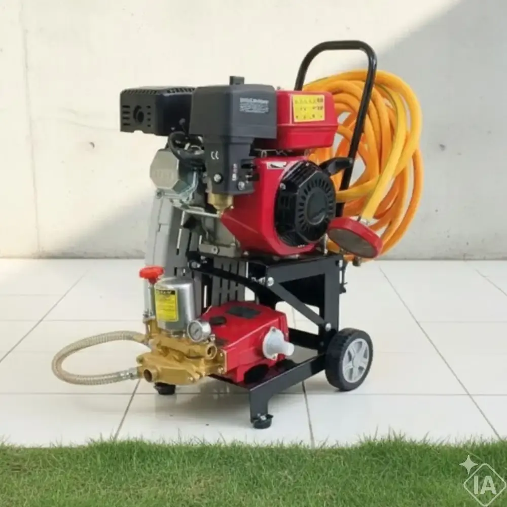 Lavadora a gasolina de alta vazão 7,0HP EL-4000GN eletroplas MotoMil — fotografia 5
