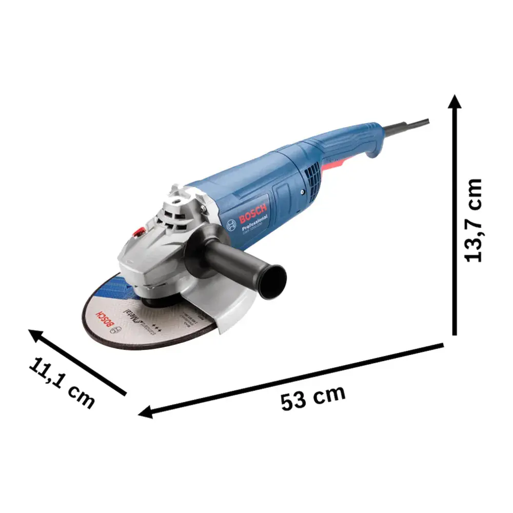 Esmerilhadeira angular gws 2200-230 vulcano 9 127V Bosch — fotografia 8