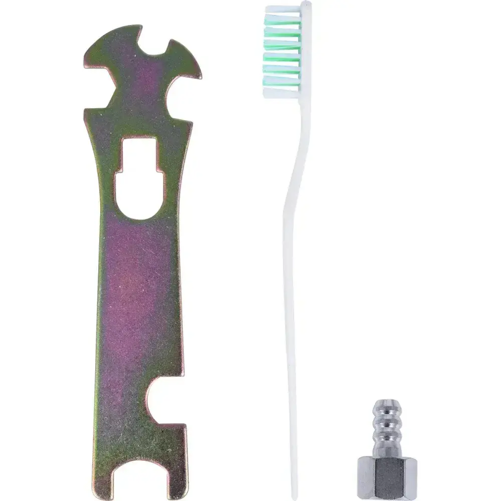 Pistola de pintura sucção 1/4 2MM 100CC 1L Bumafer — fotografia 10