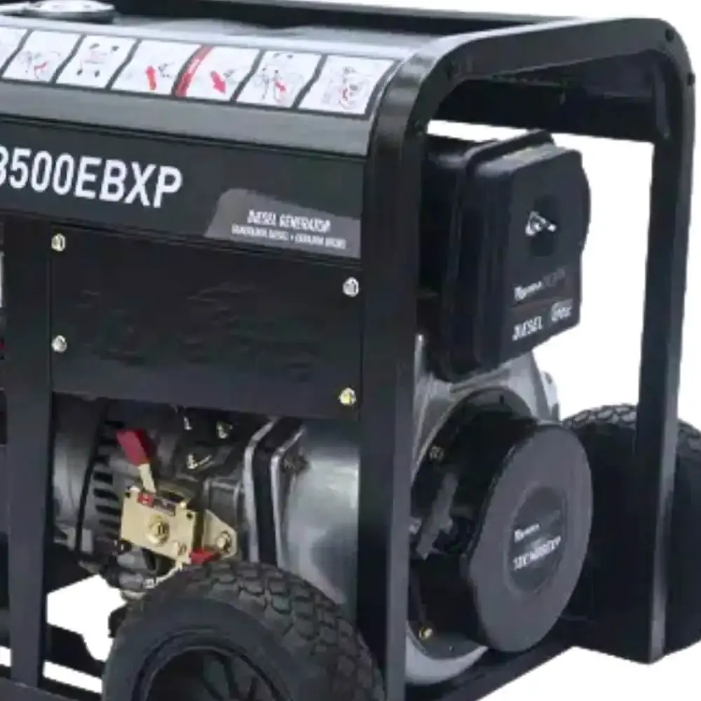 Gerador de energia à diesel 7,0 KVA bivolt partida elétrica TDG8500EBXP Toyama — fotografia 5